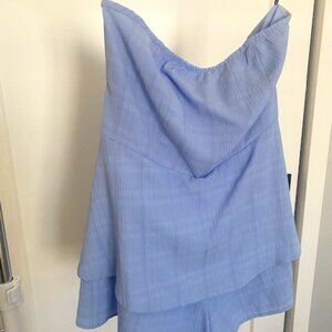 Dusty blue, periwinkle Romper - Forever 21 - New with tags